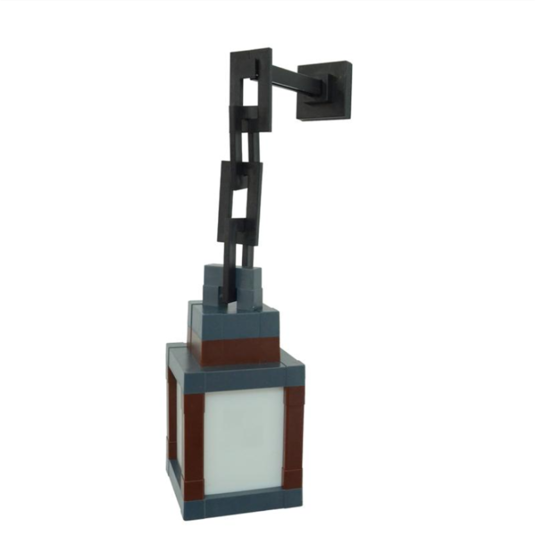 Luz nocturna portatil estilo Pixel-art inspirada en Minecraft